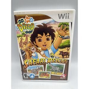 Nintendo Wii Go Diego Go Safari Rescue Tested